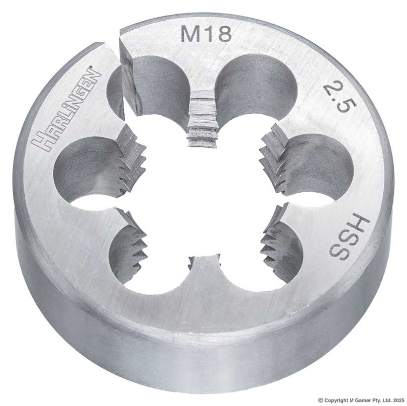 M18 x 2.5mm HSS Round Die